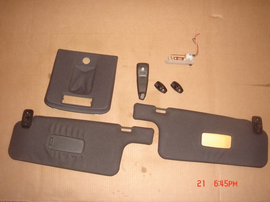 FS complete kit mk2 black sun visors VW Vortex Volkswagen Forum